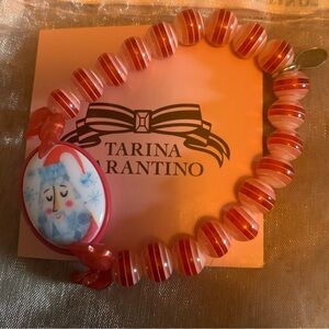 Tarina Tarantino primitive Santa beaded bracelet. Very beautiful.